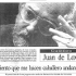 Entrevista con motivo del pregón en fiestas populares (1993).