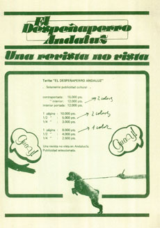 Tarifas publicitarias de El despeñaperro andaluz