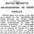 Recital de poetas nicaraqüenses en Radio Popular